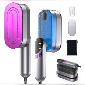 Handheld Travel Steamer & Iron 1000W Ceramic Portable Wrinkle Remover MSRP‎ $70